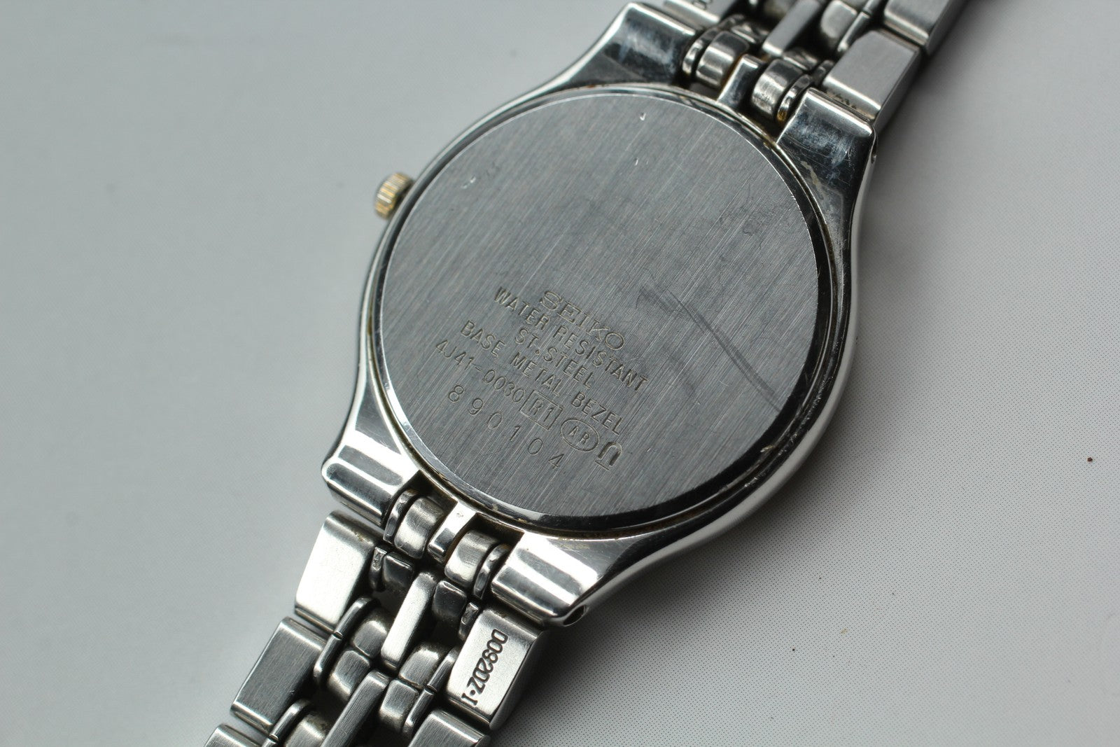 SEIKO Second Hands | Vtg.[Near MINT] SEIKO EXCELINE 4J41-0030 Gold Roman Quartz Ladies Watch JAPAN La.riberta From Japan