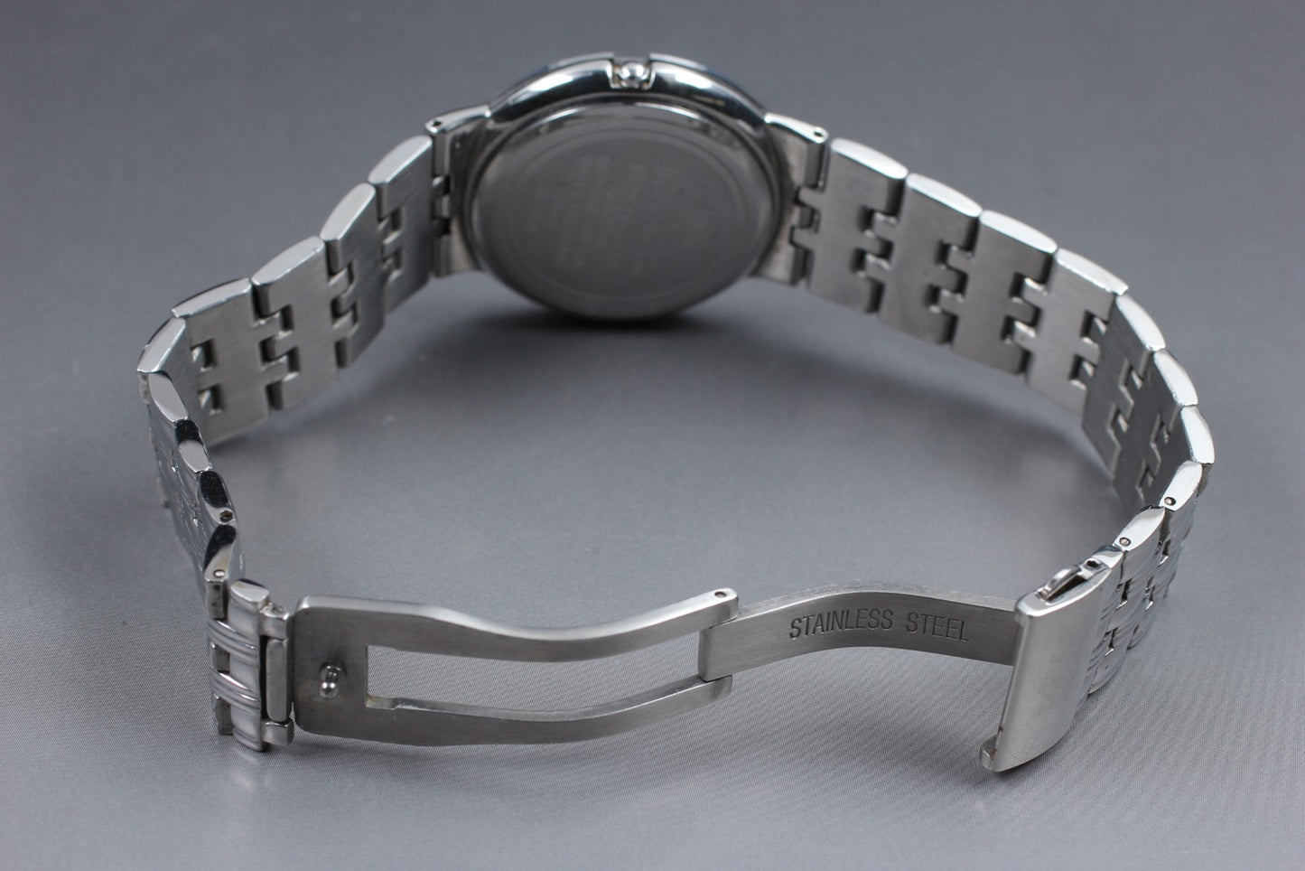 MINT / New Batt ORIENT EXPRESS OE-8039 Black Tungsten 34mm Men's Watch JAPAN