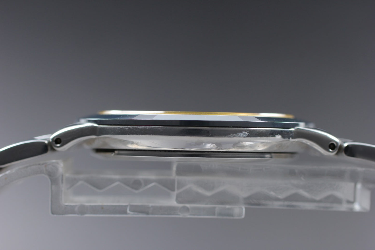 MINT / New Batt ORIENT EXPRESS OE-8039 Black Tungsten 34mm Men's Watch JAPAN