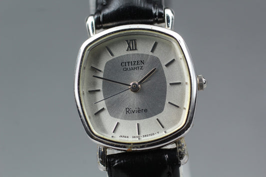 Vtg.1984 [Near MINT] CITIZEN Riviere 3630-360338 21mm Quartz Ladies Watch JAPAN