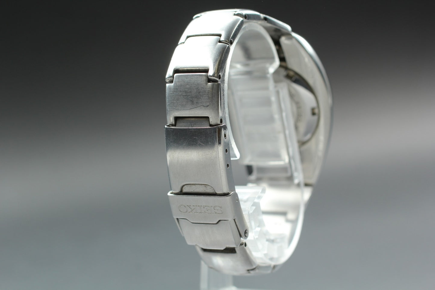 Vtg.1997[Near MINT] SEIKO S-WAVE 4206-0790 Quartz Men's Watch JAPAN