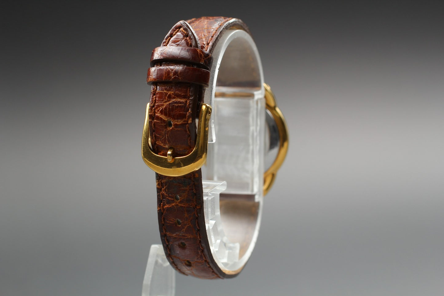 Vin.1990 [N MINT] SEIKO 1F21-0050 19mm Bracelet Gold Quartz Ladies Watch JAPAN