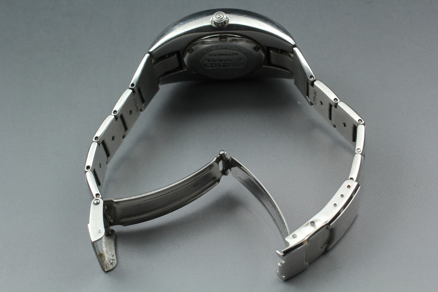 Vtg.1997[Near MINT] SEIKO S-WAVE 4206-0790 Quartz Men's Watch JAPAN