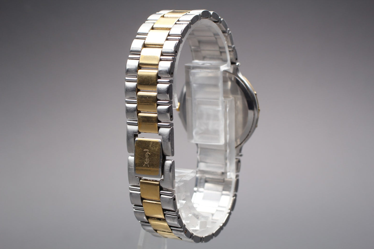 NewBattery [Exc+5] Yves Saint Laurent 4630-E63450Y  Two Tone Women's Watch JAPAN