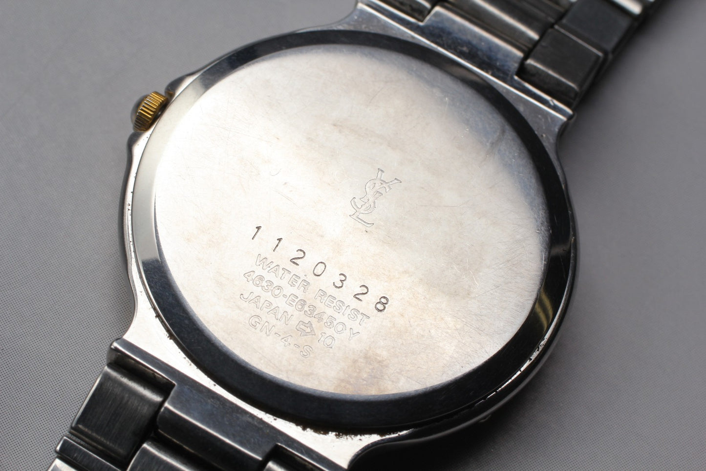 NewBattery [Exc+5] Yves Saint Laurent 4630-E63450Y  Two Tone Women's Watch JAPAN