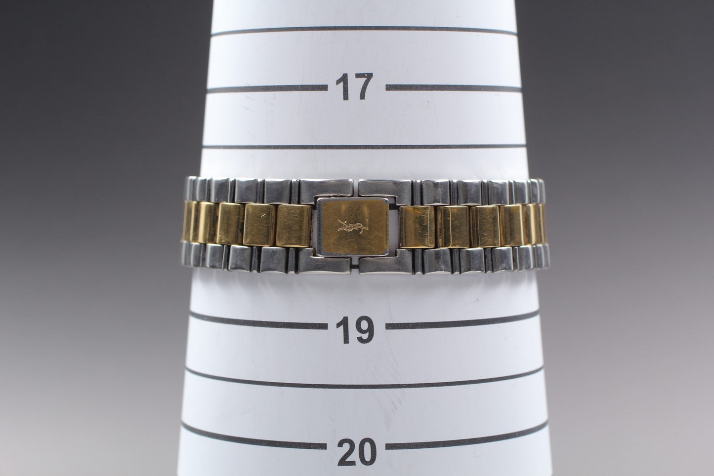 NewBattery [Exc+5] Yves Saint Laurent 4630-E63450Y  Two Tone Women's Watch JAPAN