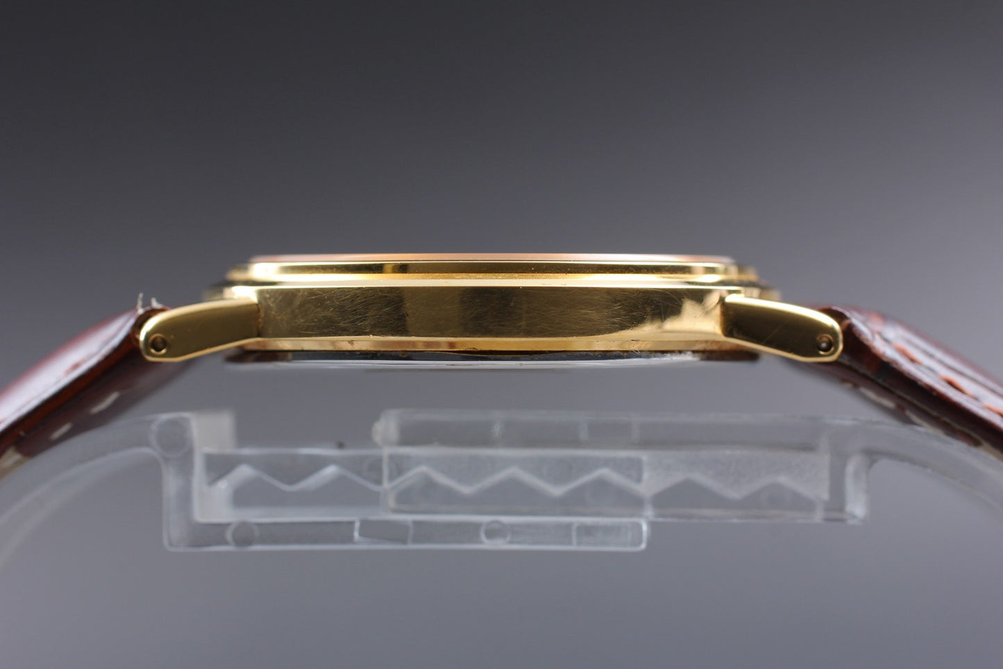 Vtg.1990 [N MINT] SEIKO 7N01-7000 32mm Round Gold Quartz Men's Watch From JAPAN
