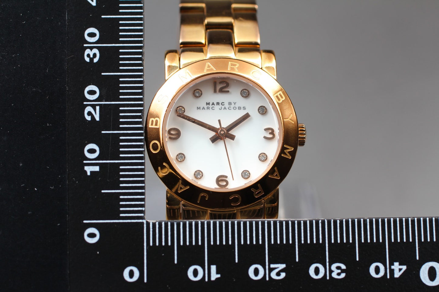 N MINT / New Batt /  MARC BY MARC JACOBS MBM3078 Gold Quartz Ladies Watch JAPAN