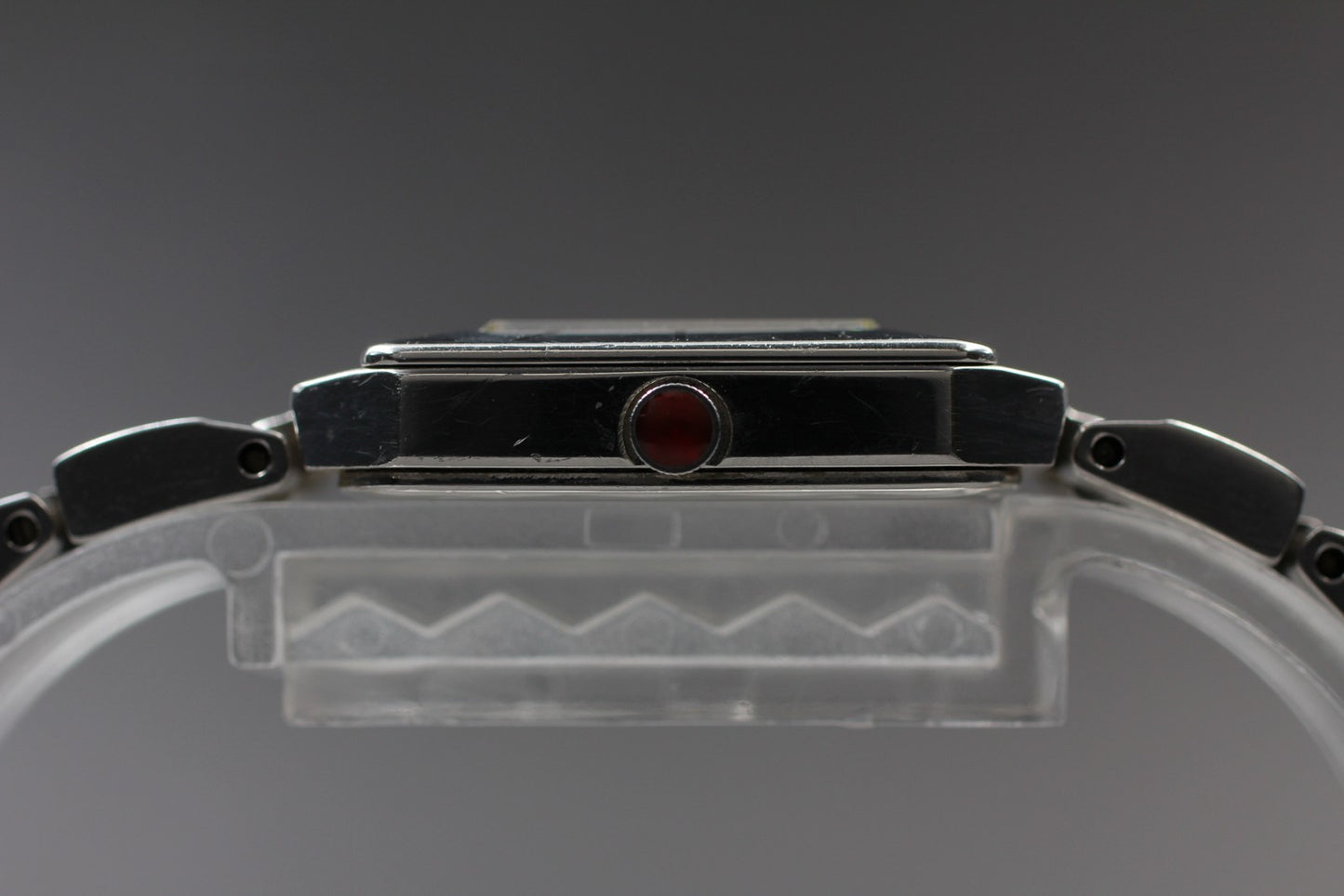 Vtg.1999 Exc+5 / CITIZEN Wicca 1032-L19478 Tank Quartz Ladies Watch From JAPAN
