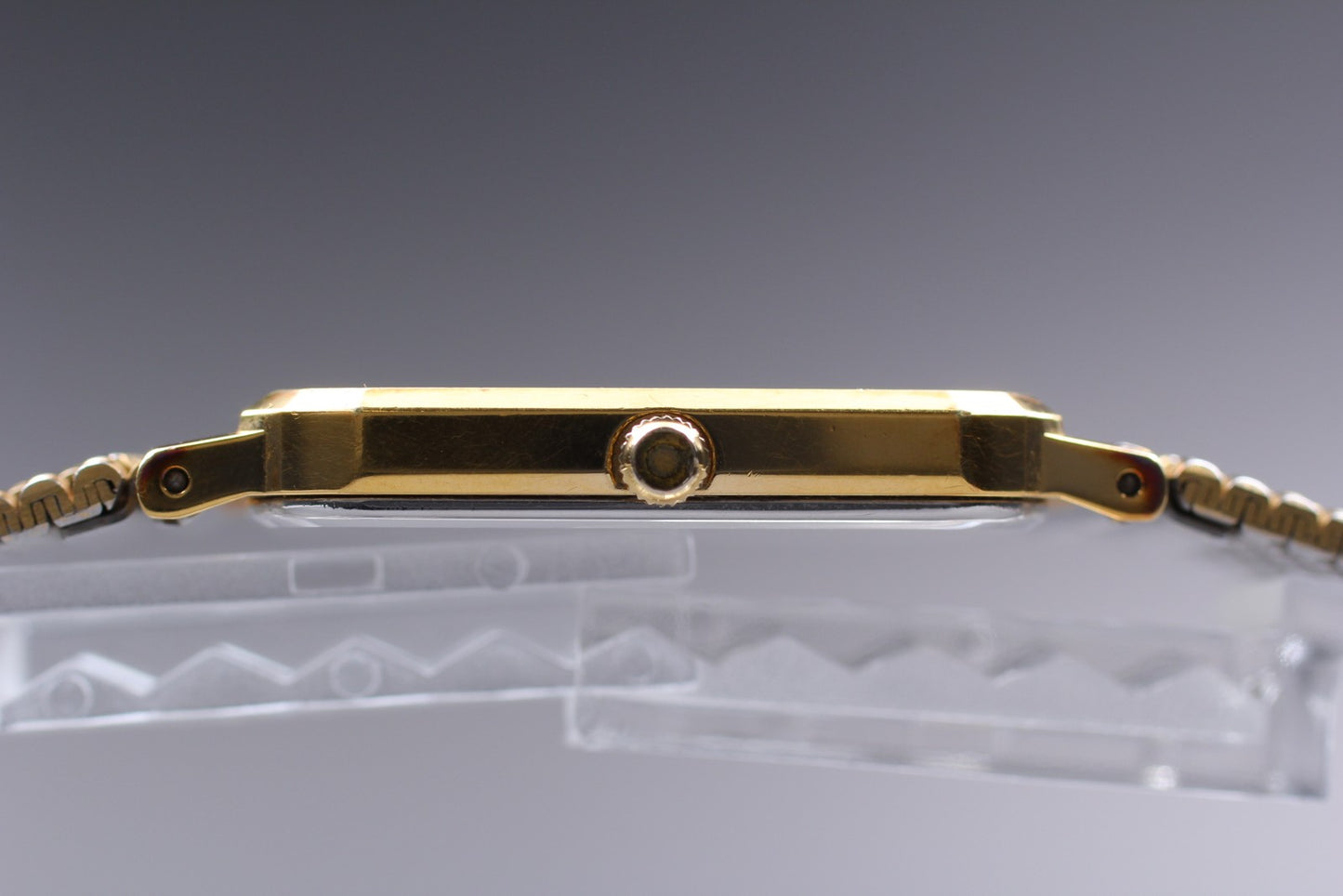 vintage 1982 SEIKO Dolce 7731-5240 Gold Silver Quartz Mens Watch From JAPAN