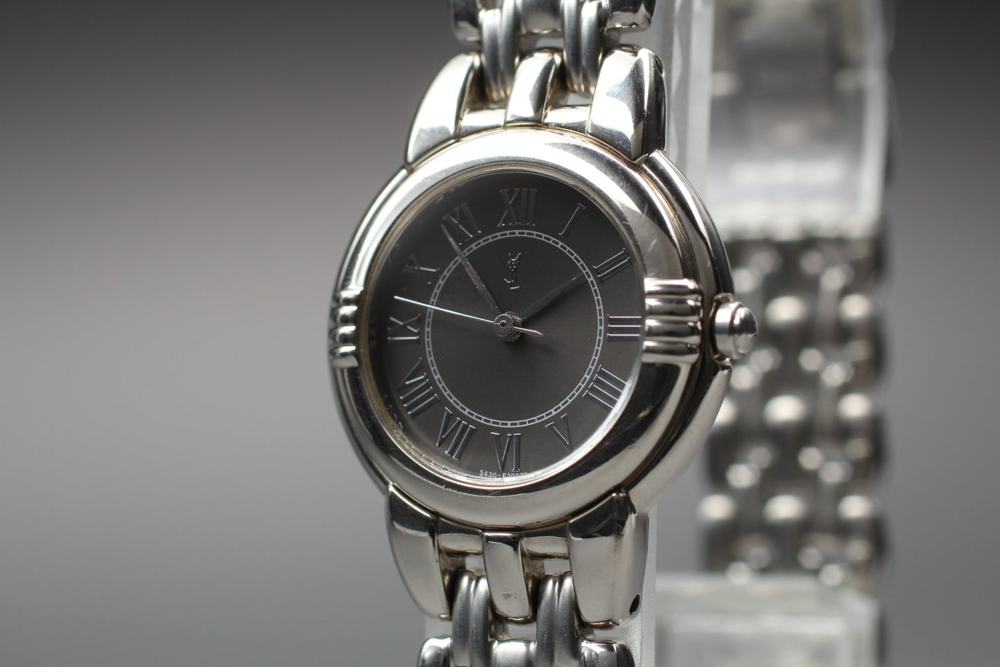 Vtg.1985 [N MINT] Yves Saint Laurent 5431-F45979 Roman Quartz Ladies Watch JAPAN