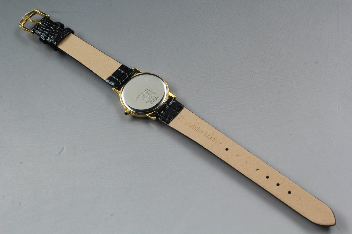 Vtg.1995 [N MINT] CITIZEN 4634-E68796 Round 25mm Gold Quartz Ladies Watch JAPAN