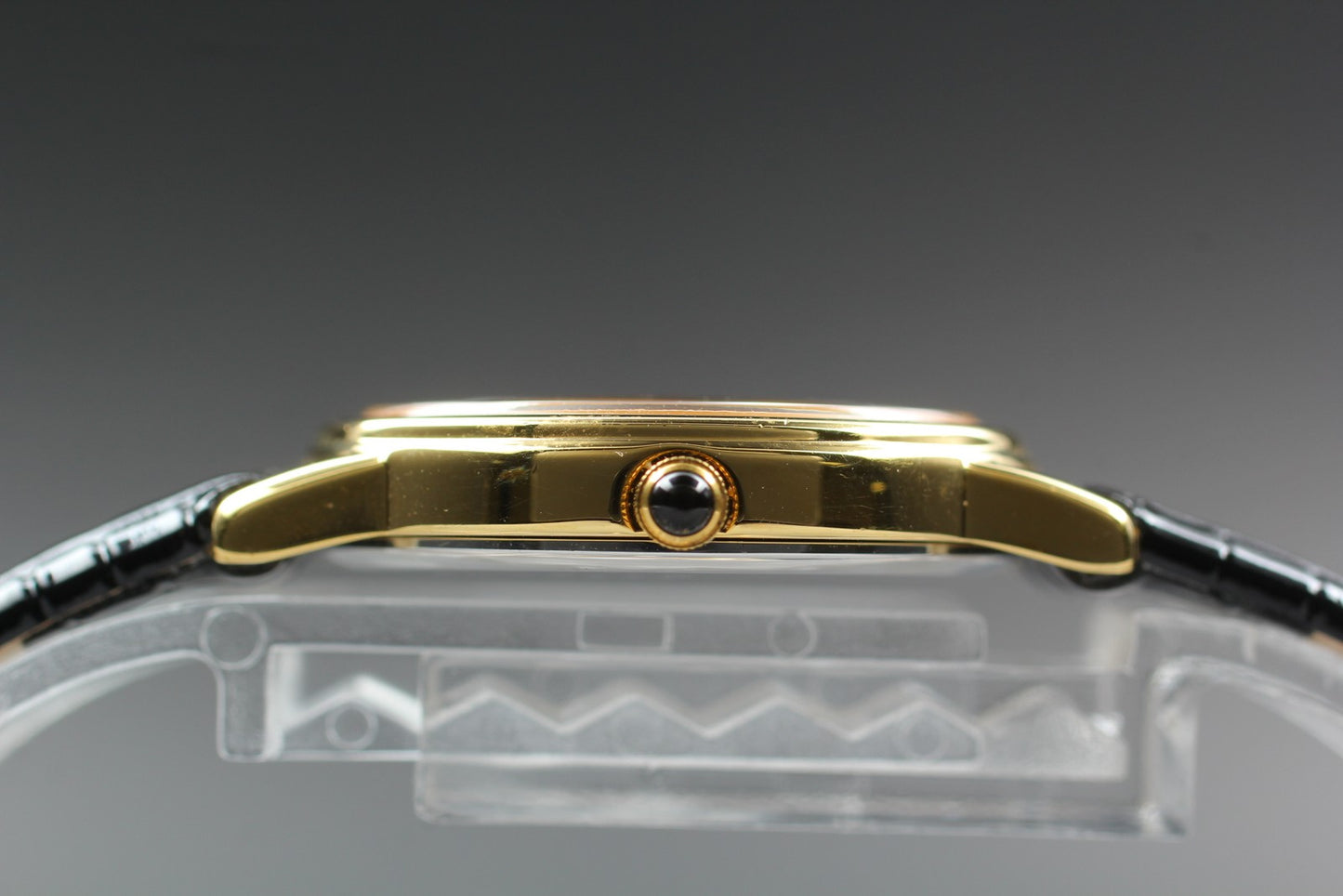 Vtg.1995 [N MINT] CITIZEN 4634-E68796 Round 25mm Gold Quartz Ladies Watch JAPAN