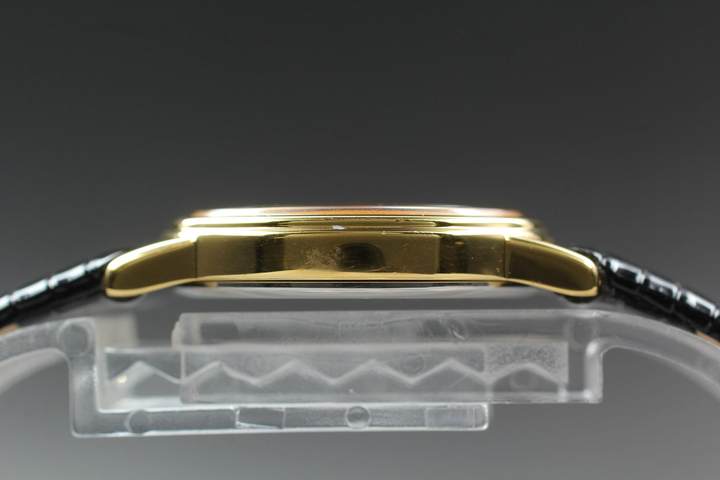 Vtg.1995 [N MINT] CITIZEN 4634-E68796 Round 25mm Gold Quartz Ladies Watch JAPAN