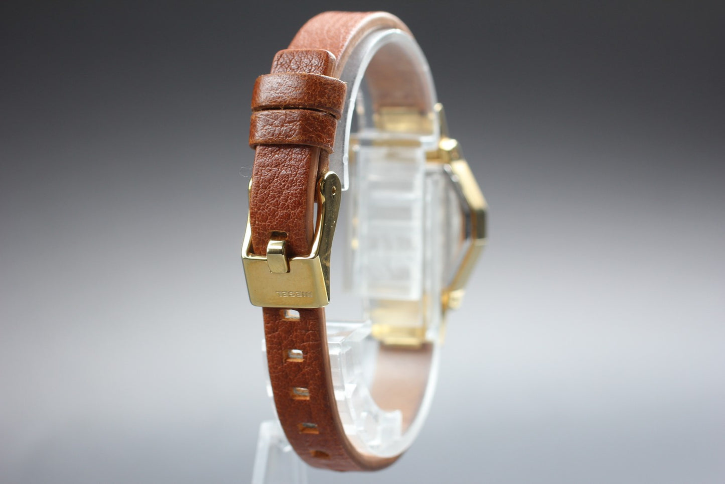 Vtg [Exc+5] DIESEL DZ-5299 Gold Quartz Ladies Watch From JAPAN