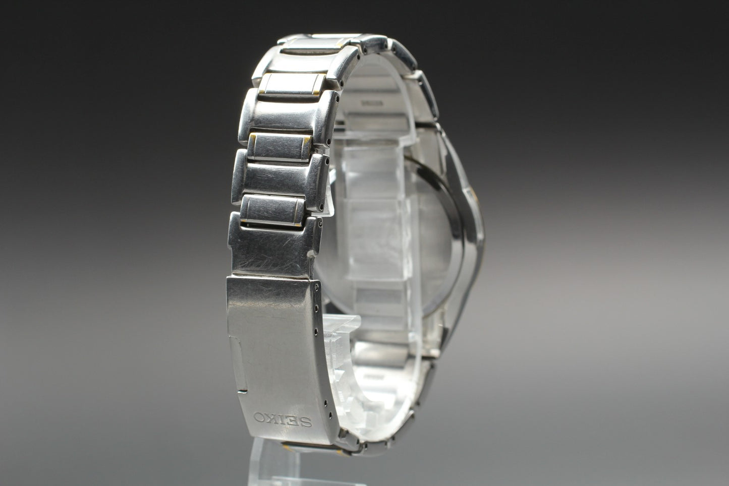 Vtg[N MINT] New Batt SEIKO Perpetual Calendar 8F32-0130 Quartz Men's Watch JAPAN