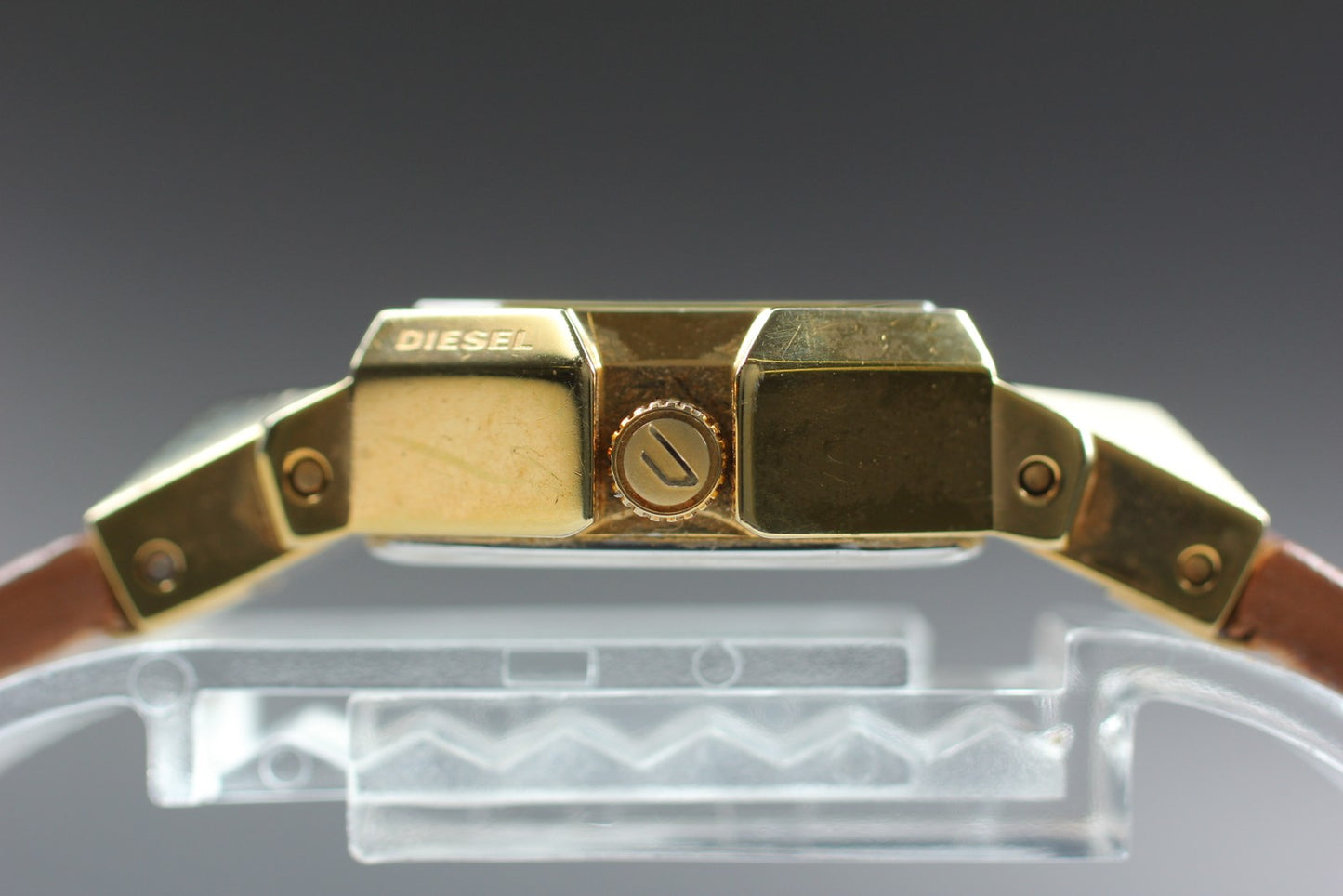 Vtg [Exc+5] DIESEL DZ-5299 Gold Quartz Ladies Watch From JAPAN