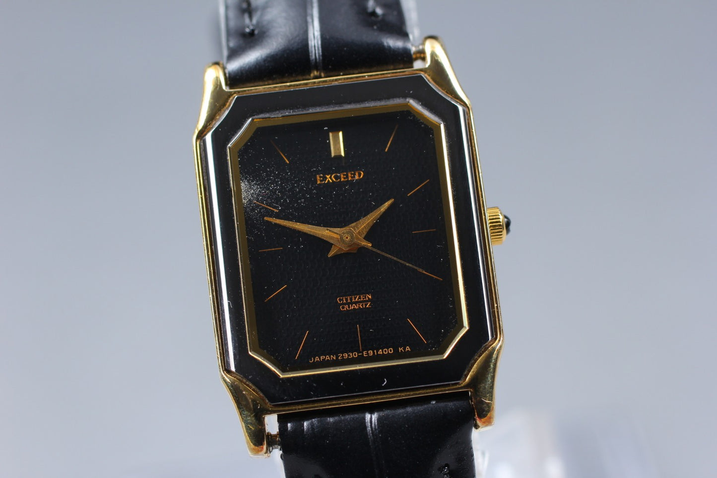 Vin.1989 [N MINT] CITIZEN Exceed 2930-296699 Tank Quartz Ladies Watch From JAPAN