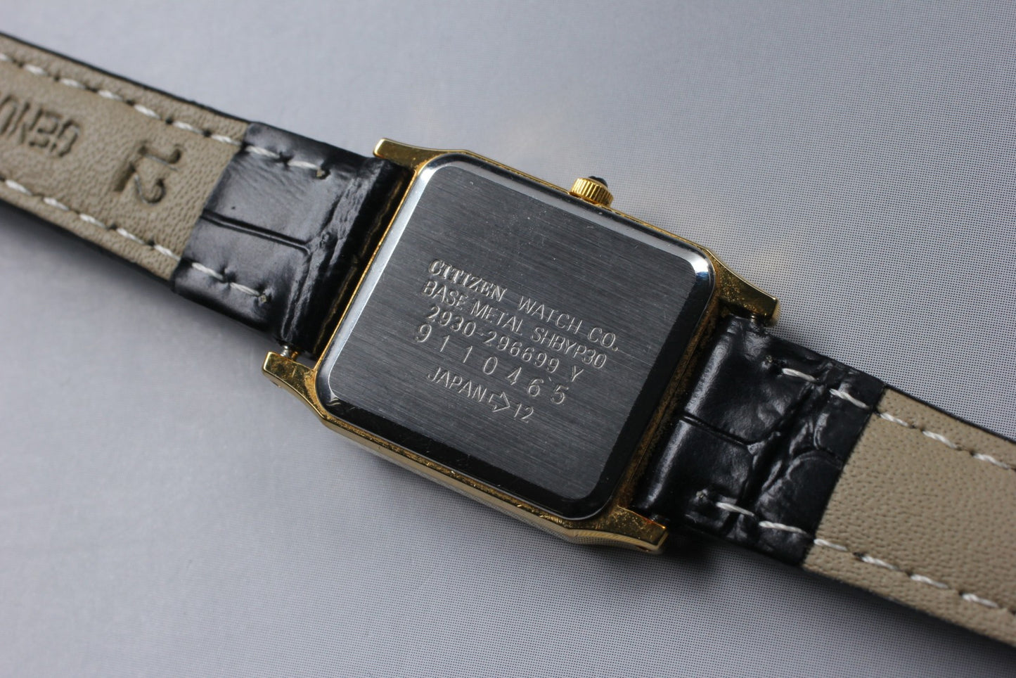 Vin.1989 [N MINT] CITIZEN Exceed 2930-296699 Tank Quartz Ladies Watch From JAPAN