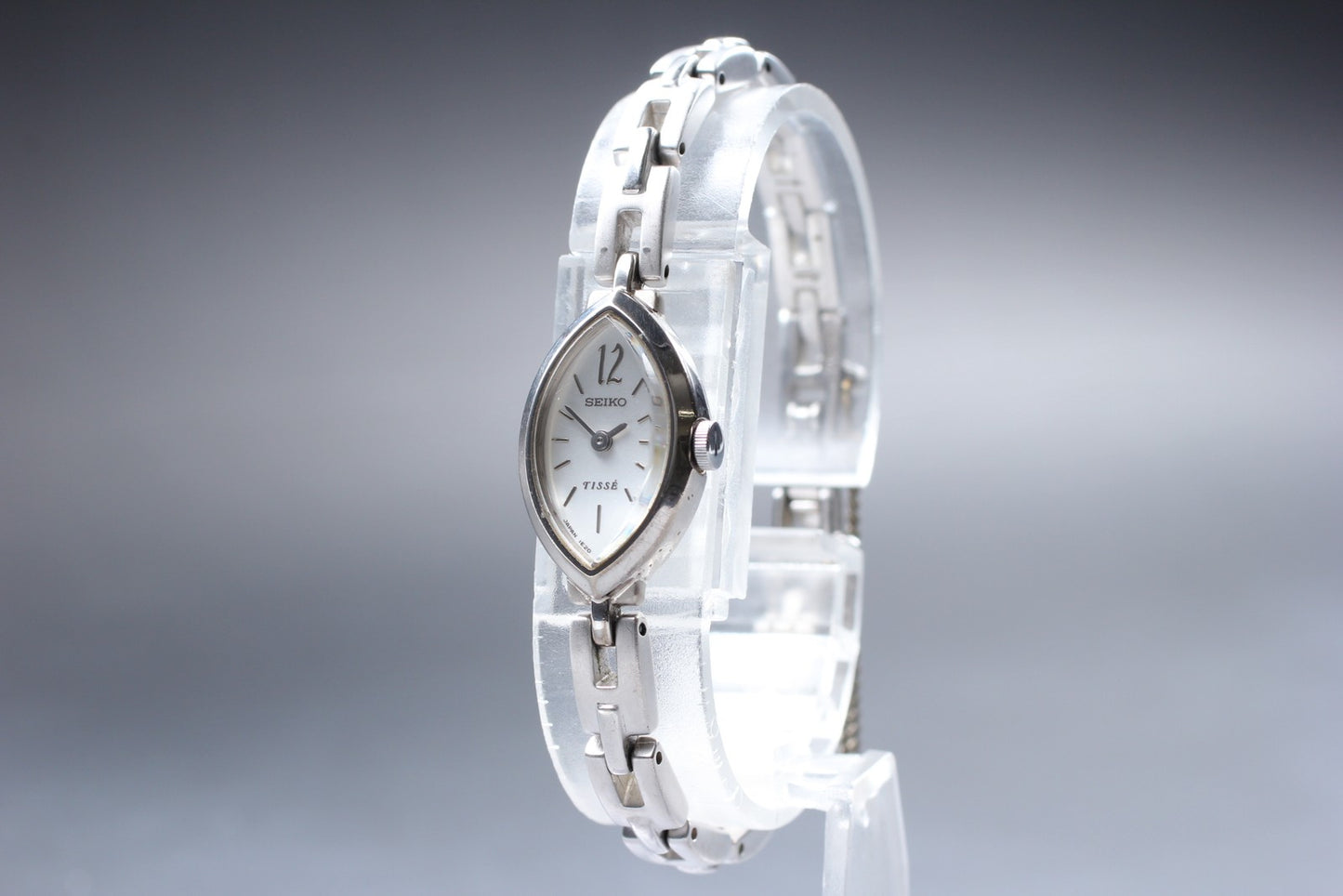 Vtg.1986[N MINT] SEIKO TISSE 1E20-3B40 14mm Bracelet Quartz Ladies Watch JAPAN