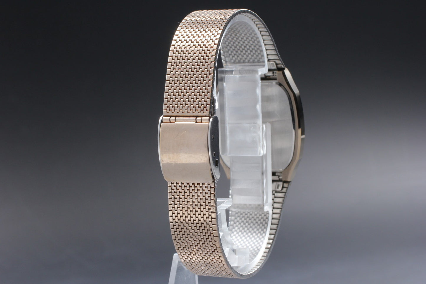 Vtg.1983[Exc+5] SEIKO 5931-5450 Sapphire Honeycomb Dial Quartz Men's Watch JAPAN