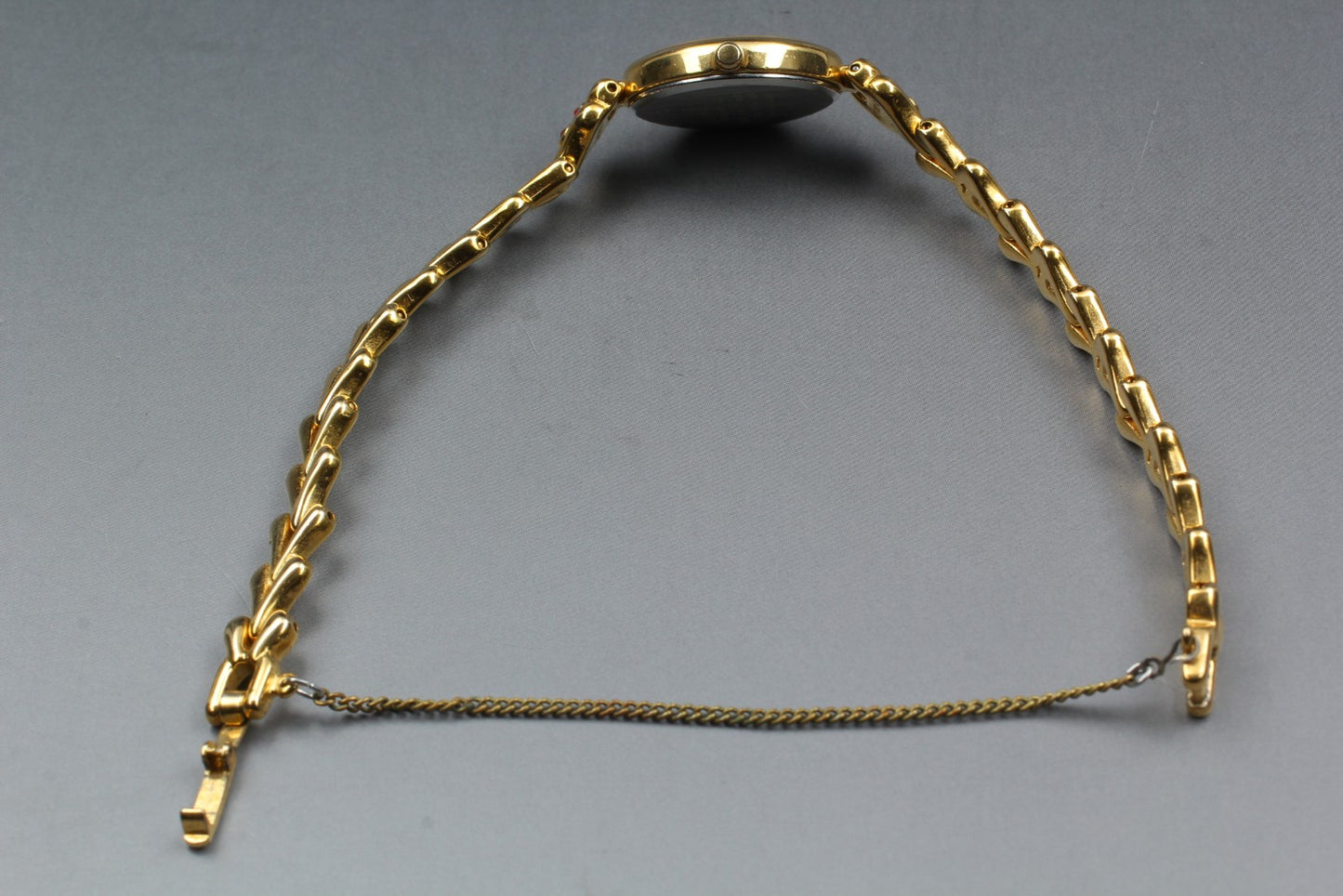 Vtg.1989[N MINT] SEIKO ALBA V400-5100 Gold Bracelet Quartz Ladies Watch JAPAN