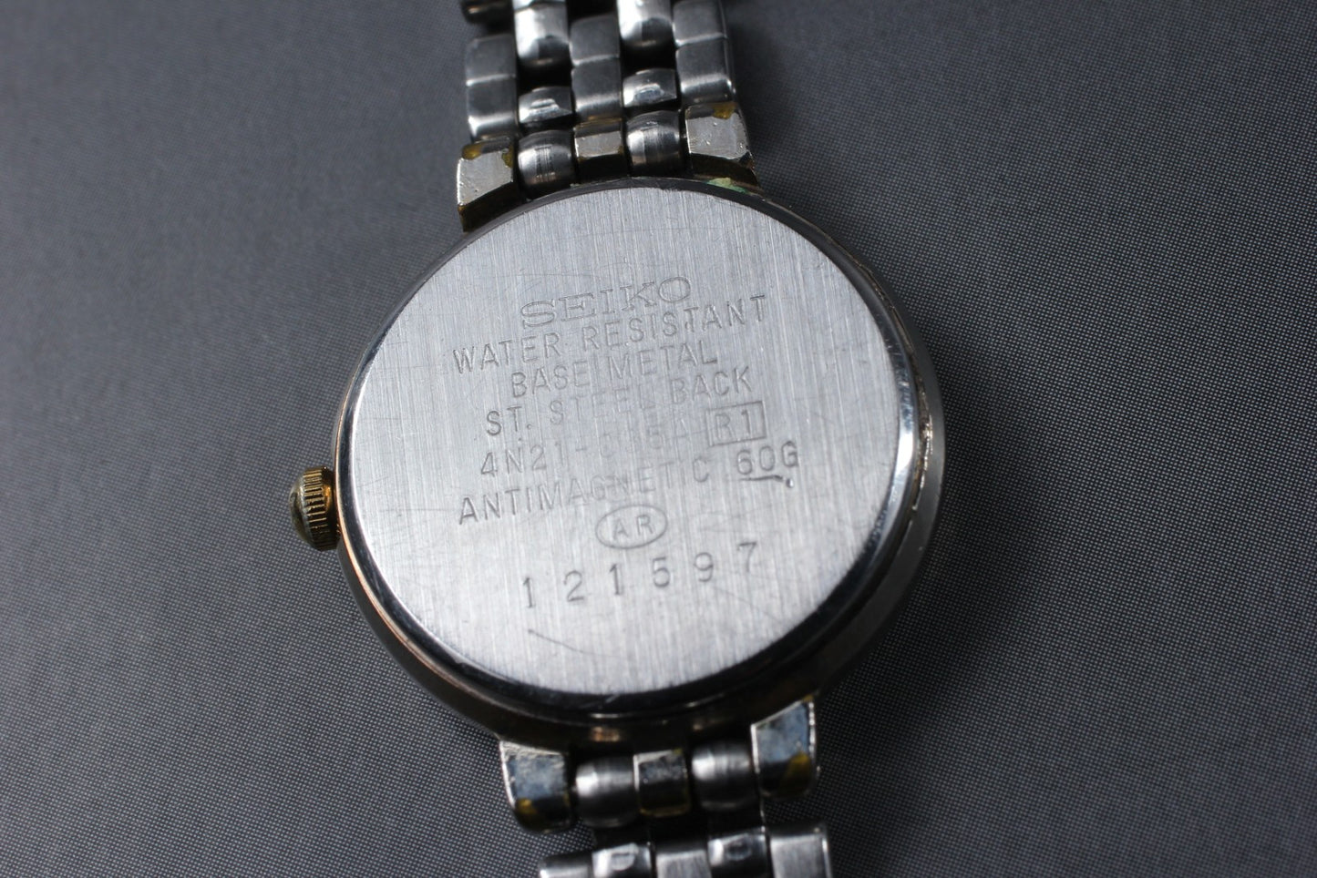 Vtg.1991[N MINT] SEIKO LUCENT 4N21-035A Roman Bracelet Quartz Ladies Watch JAPAN