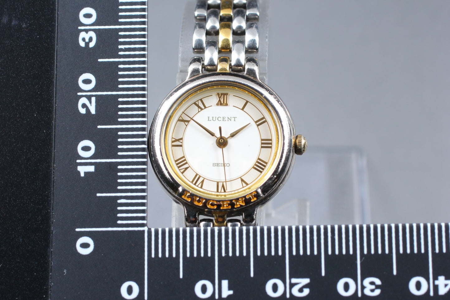 Vtg.1991[N MINT] SEIKO LUCENT 4N21-035A Roman Bracelet Quartz Ladies Watch JAPAN