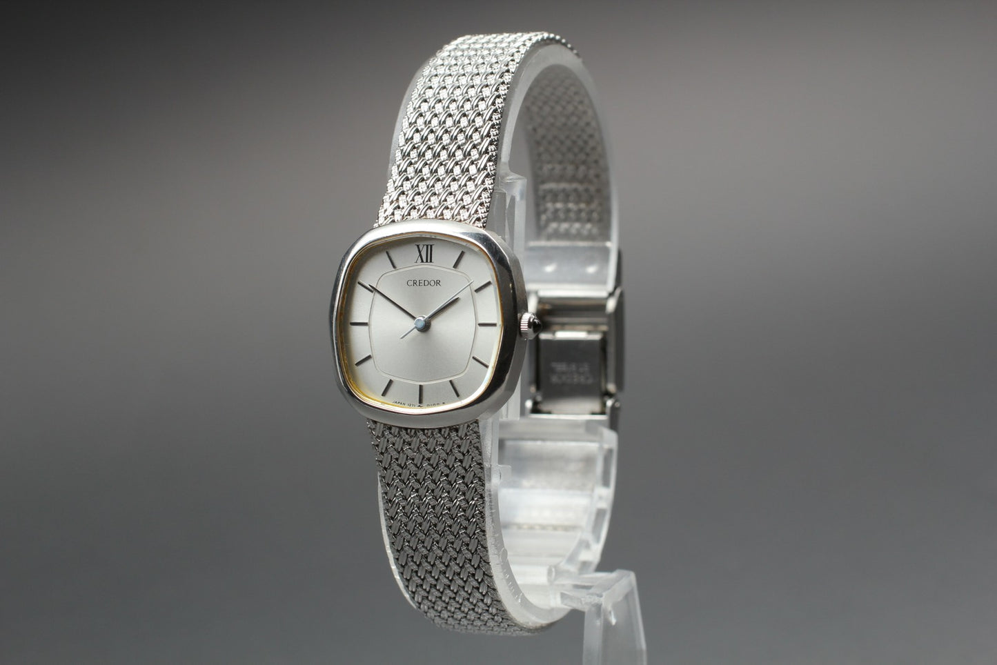 Vtg.1986 [N MINT] SEIKO CREDOR 1271-5030 22mm Bracelet Quartz Ladies Watch JAPAN