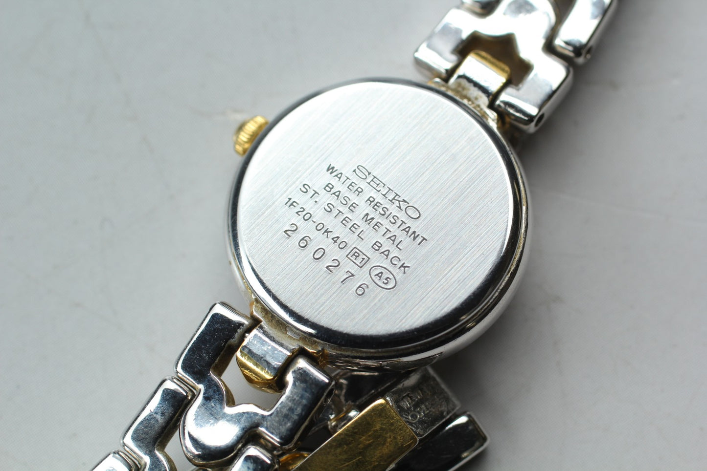 Vtg 1992 [Near MINT] SEIKO TISSE 1F20-0K40 Bracelet Quartz Ladies Watch JAPAN