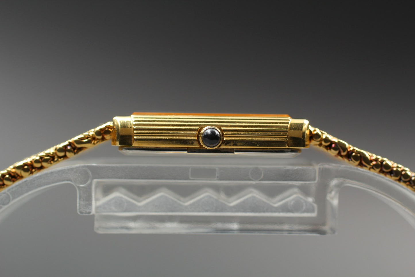 Vtg.1986[N MINT] SEIKO Exceline 7320-6450 Gold Tank Quartz Ladies Watch JAPAN