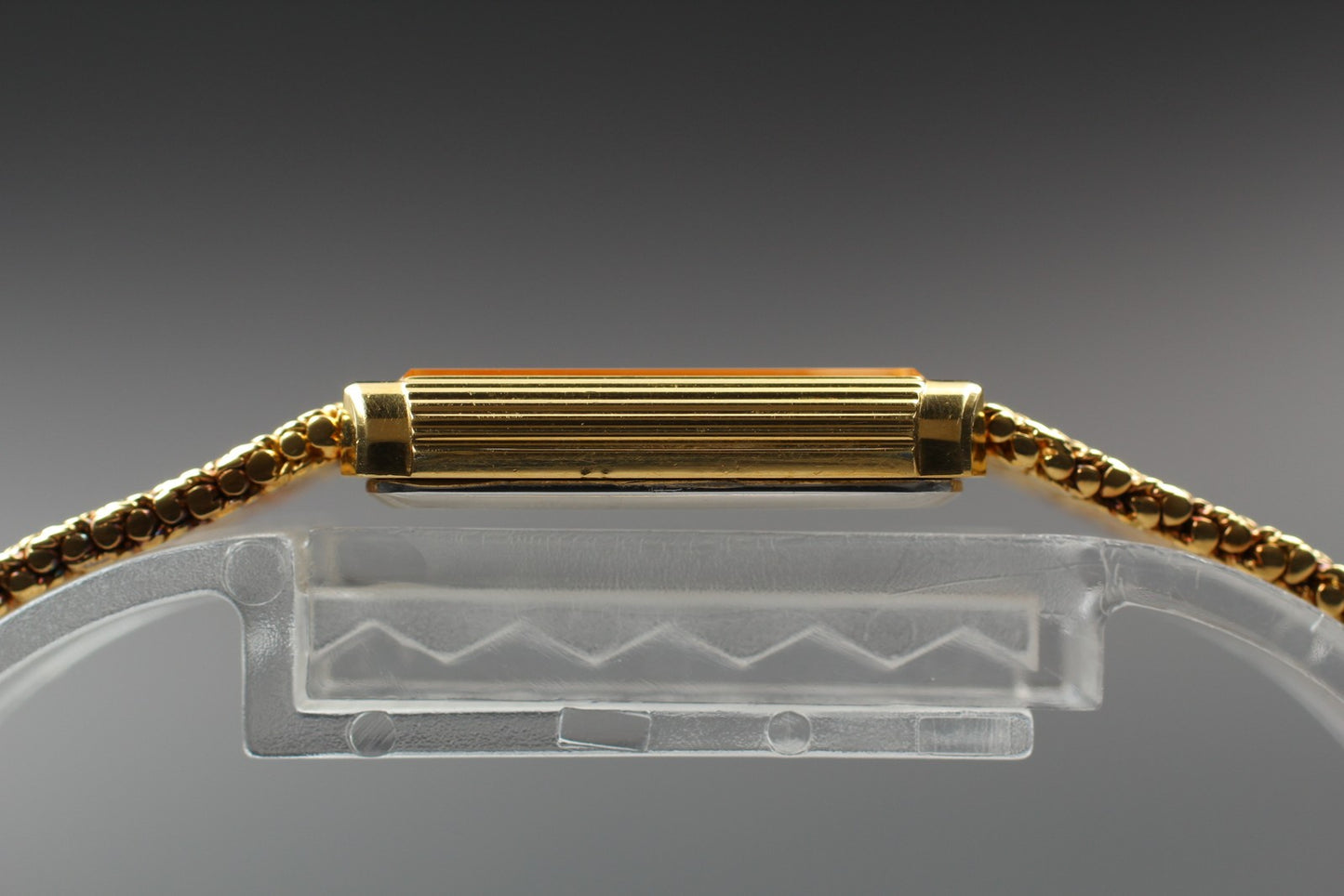 Vtg.1986[N MINT] SEIKO Exceline 7320-6450 Gold Tank Quartz Ladies Watch JAPAN