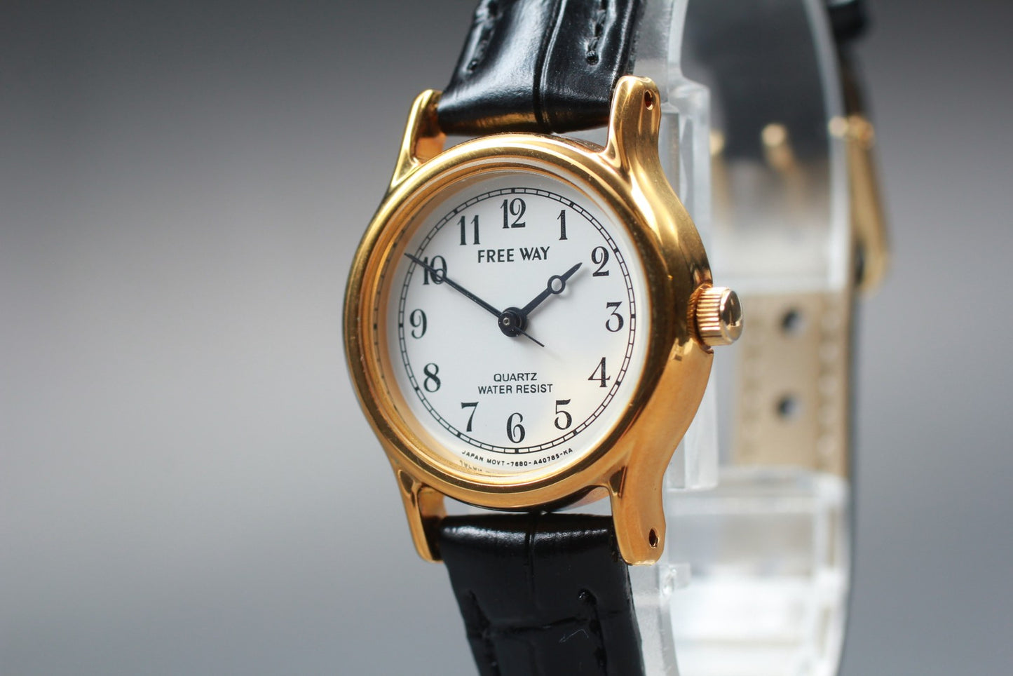 Vtg.1999 [N MINT] CITIZEN FREE WAY 7680-S34961 KA 24mm Quartz Ladies Watch JAPAN