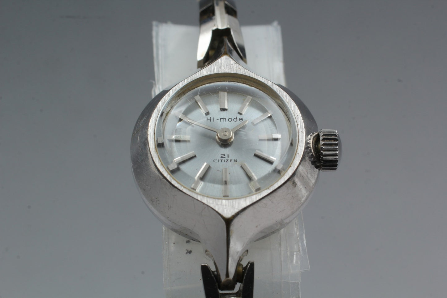 Vtg.1978 [N MINT] CITIZEN Hi-mode HMOQ1304 Bracelet Manual Ladies Watch JAPAN