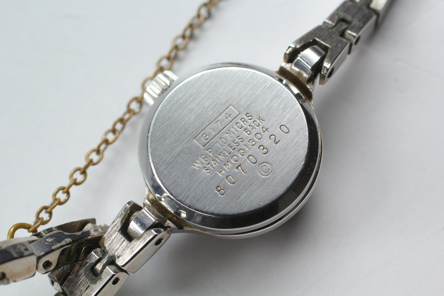 Vtg.1978 [N MINT] CITIZEN Hi-mode HMOQ1304 Bracelet Manual Ladies Watch JAPAN