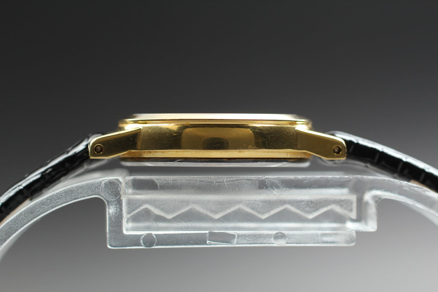 Vtg.1989 [N MINT] SEIKO 4N21-0042 Round 21mm Gold Quartz Ladies Watch From JAPAN