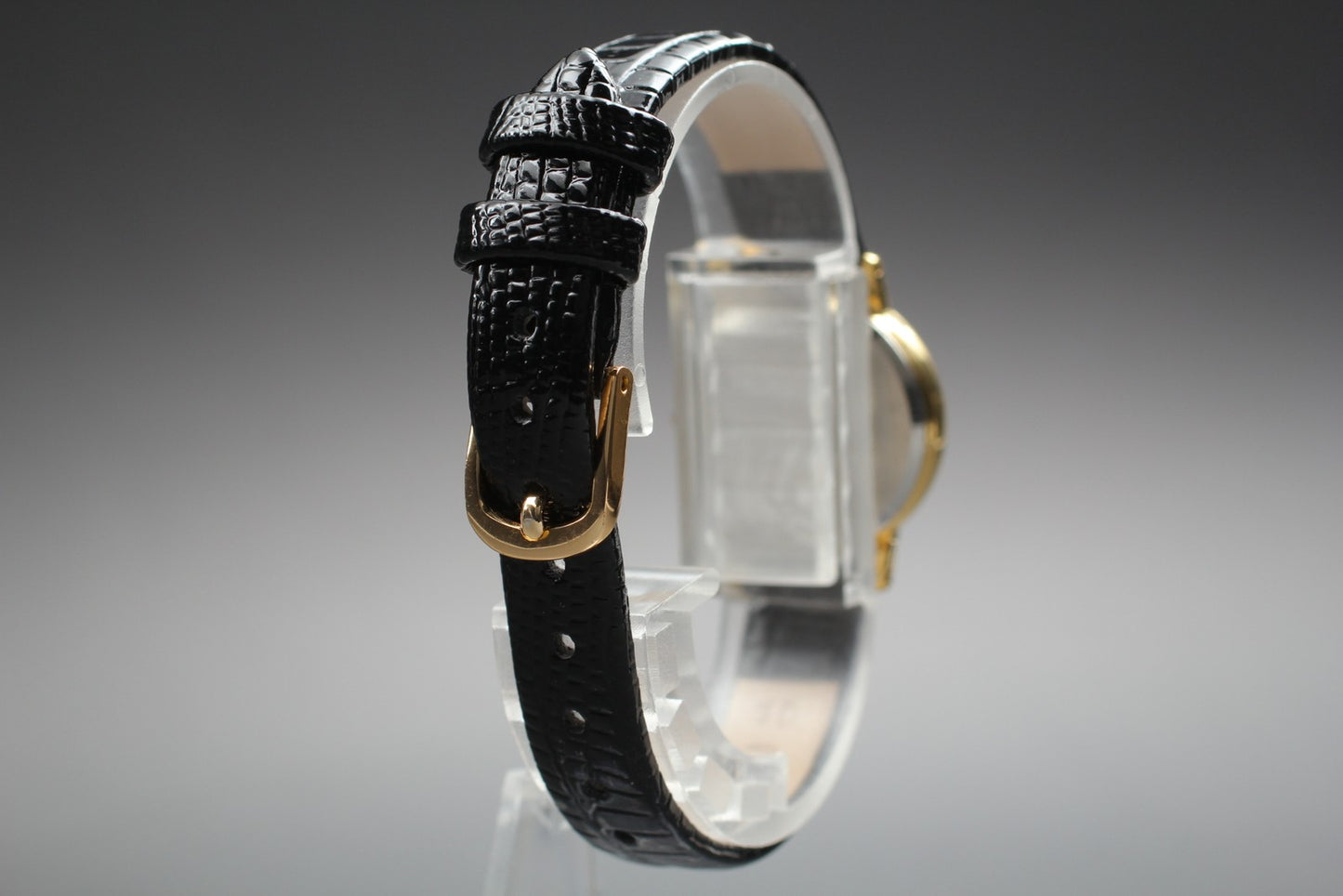 Vtg.1983 [N MINT] SEIKO 7321-0100 Gold Round 22mm Quartz Ladies Watch From JAPAN