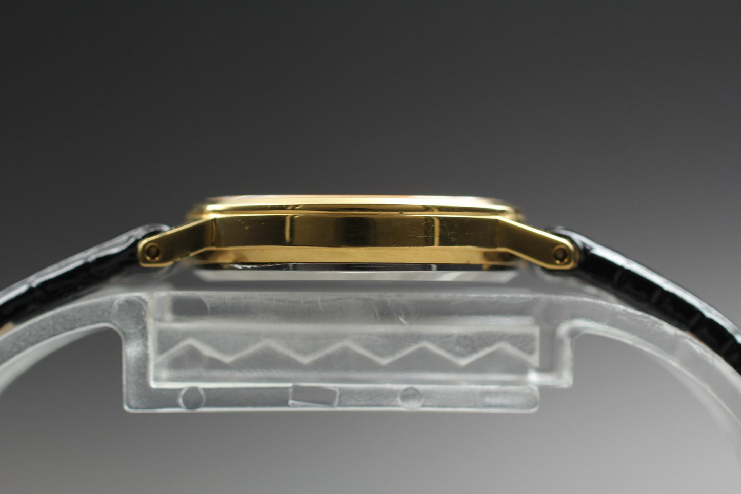 Vtg.1983 [N MINT] SEIKO 7321-0100 Gold Round 22mm Quartz Ladies Watch From JAPAN