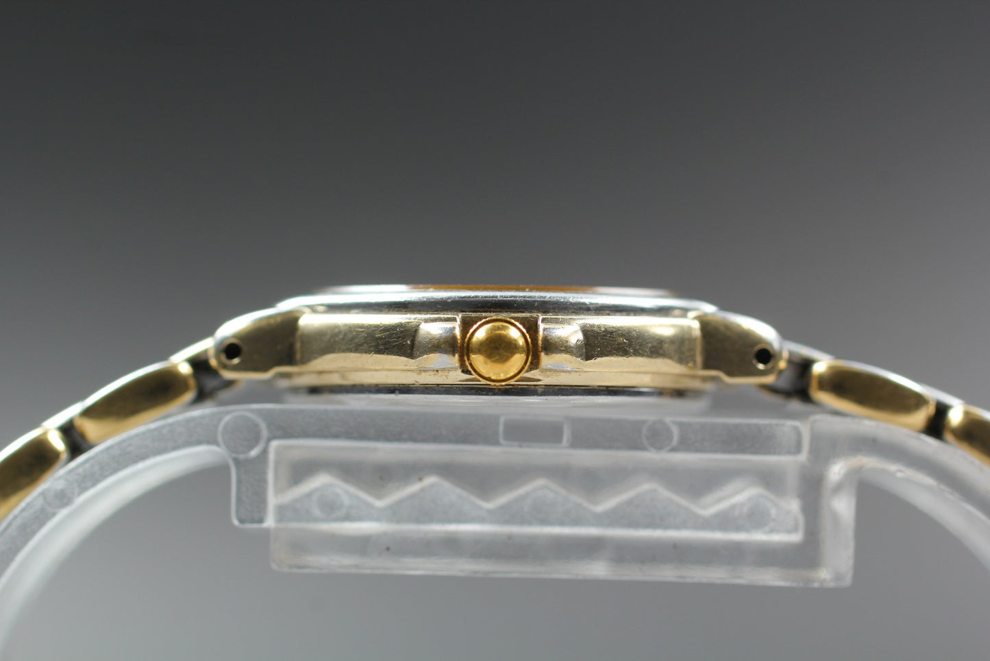 Vtg.1994 [N MINT] Seiko Lucent 4N21-0610 22mm Two tone Quartz Ladies Watch JAPAN