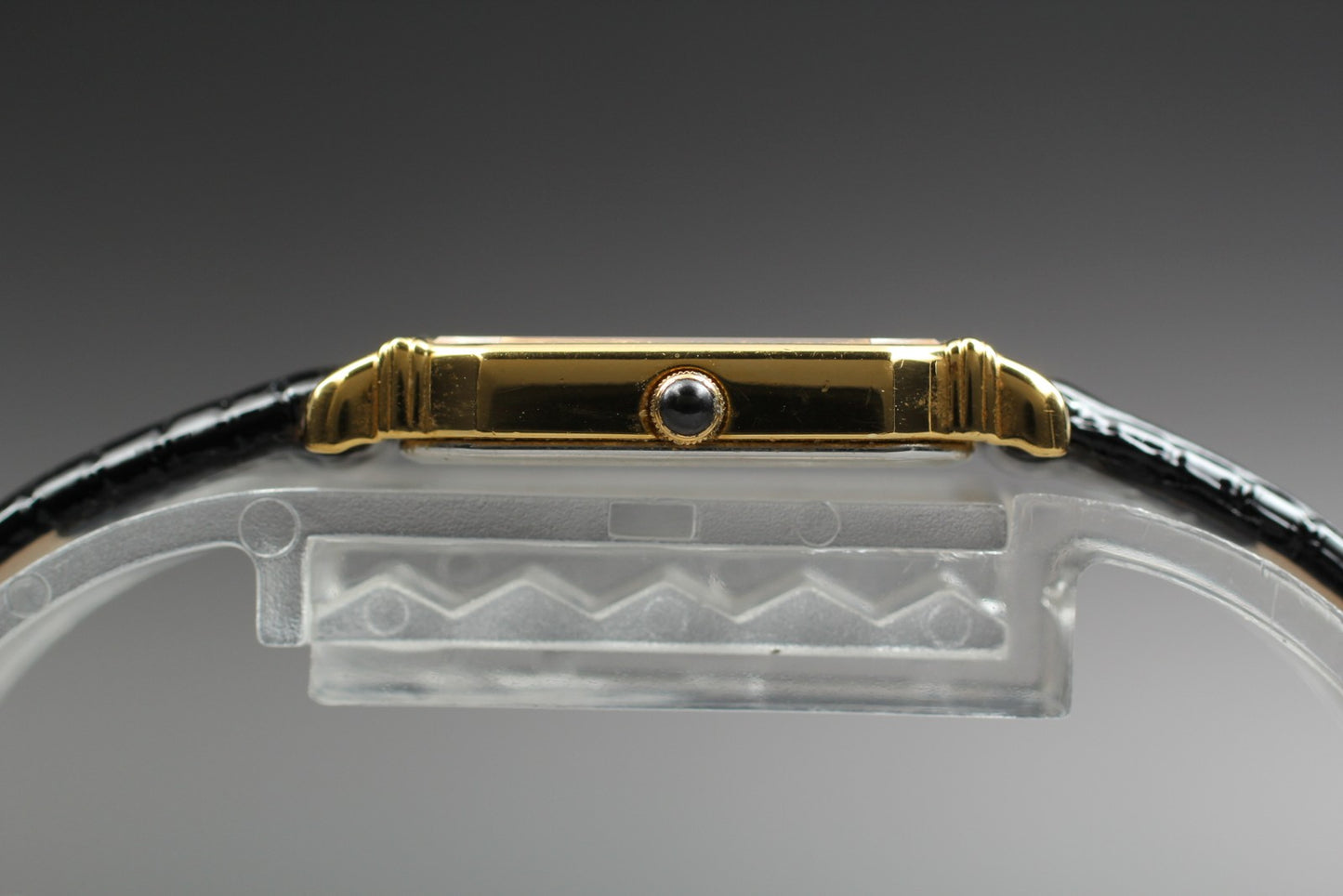 Vtg.1988 [N MINT] SEIKO Exceline 7320-6490 Tank Gold Quartz Ladies Watch JAPAN