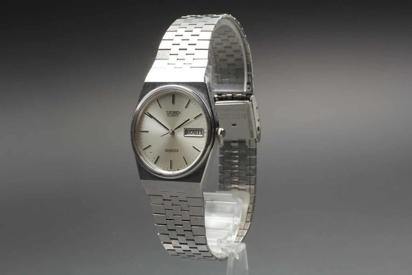 Vyg.1983 [N MINT] SEIKO MAJESTA 9063-6000 Day/Date 31mm Quartz Men's Watch JAPAN