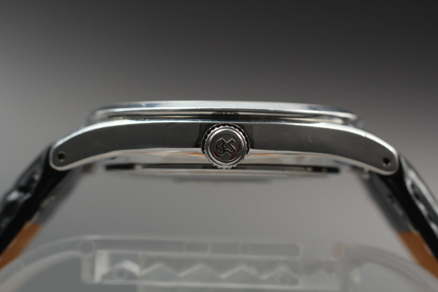Vtg.1989 [N MINT] Grand Seiko 9F83-9A00 Silver Day/Date Quartz Men's Watch JAPAN