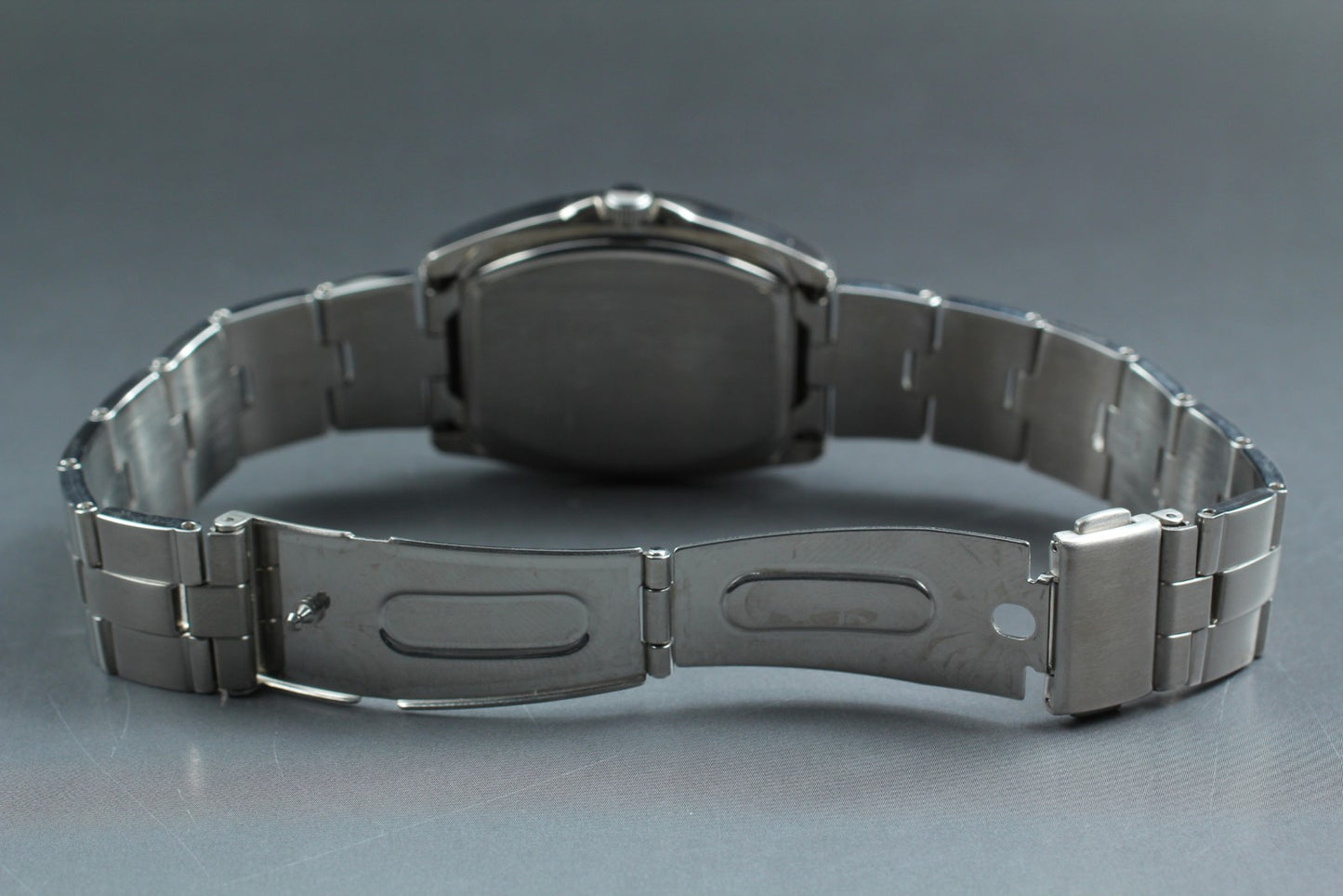 Vtg.1985[Near MINT] SEIKO Alba VX3F-0AD0 Sun&Moon Tank Quartz Men's Watch JAPAN