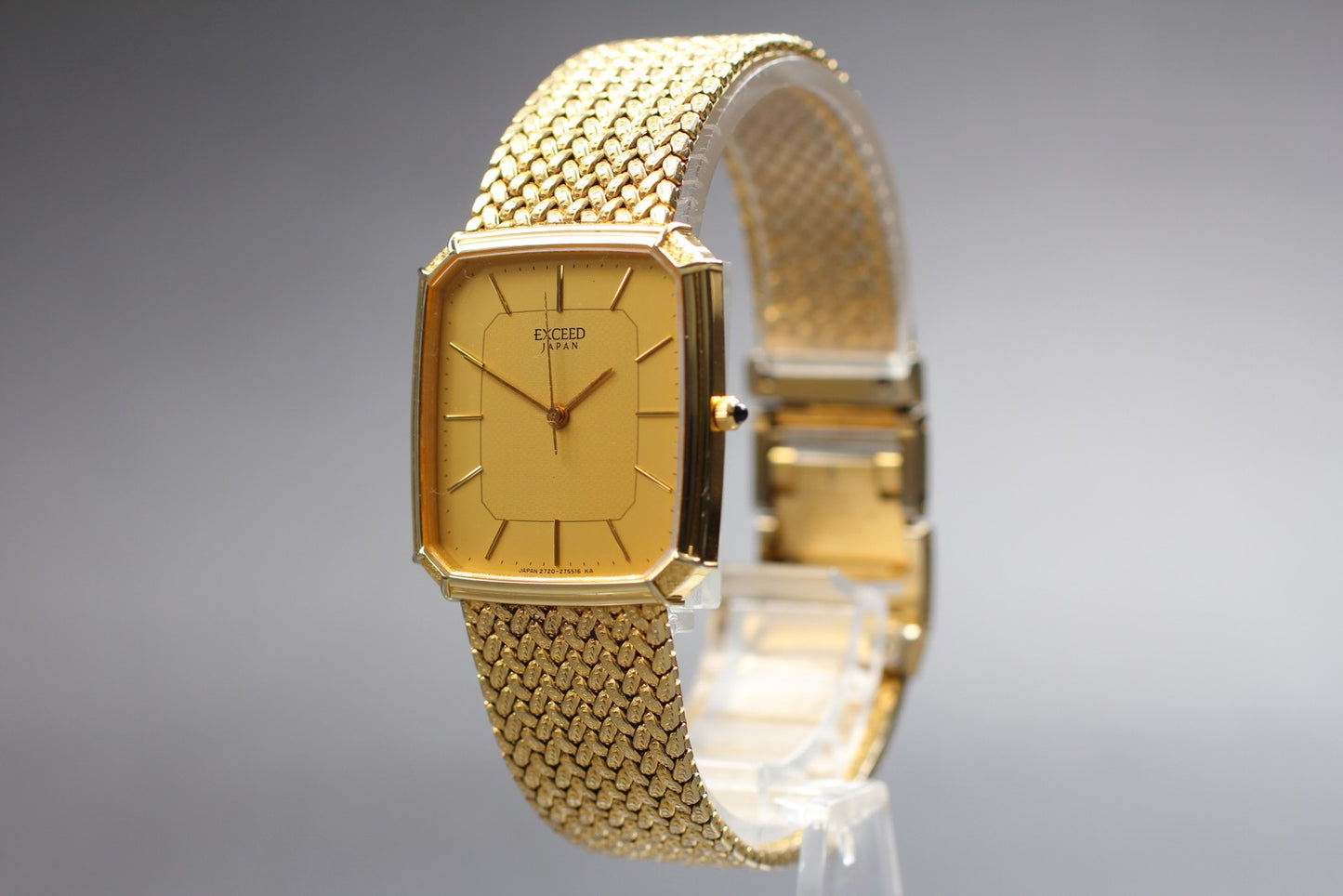 Vtg. 1984 [Near MINT] CITIZEN EXCEED 2730-273257 Tank Quartz Ladies Watch JAPAN