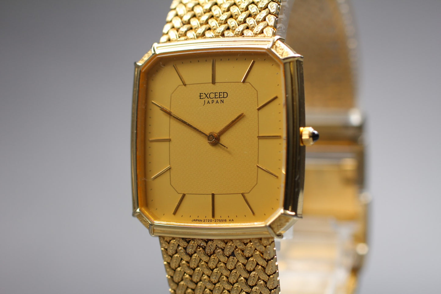 Vtg. 1984 [Near MINT] CITIZEN EXCEED 2730-273257 Tank Quartz Ladies Watch JAPAN