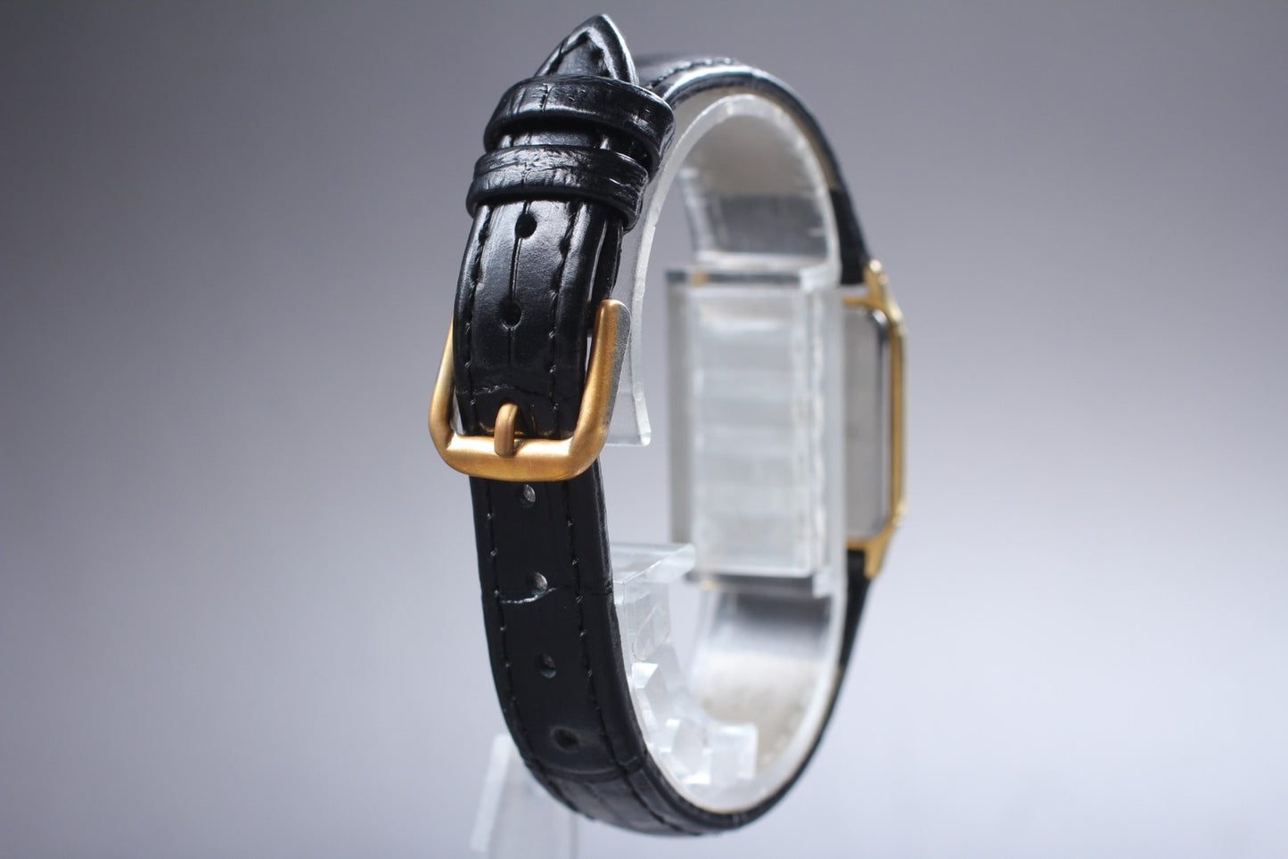 Vtg.1988 [N MINT] SEIKO Socie 7321-6280 Tank 20mm Gold Quartz Ladies Watch JAPAN