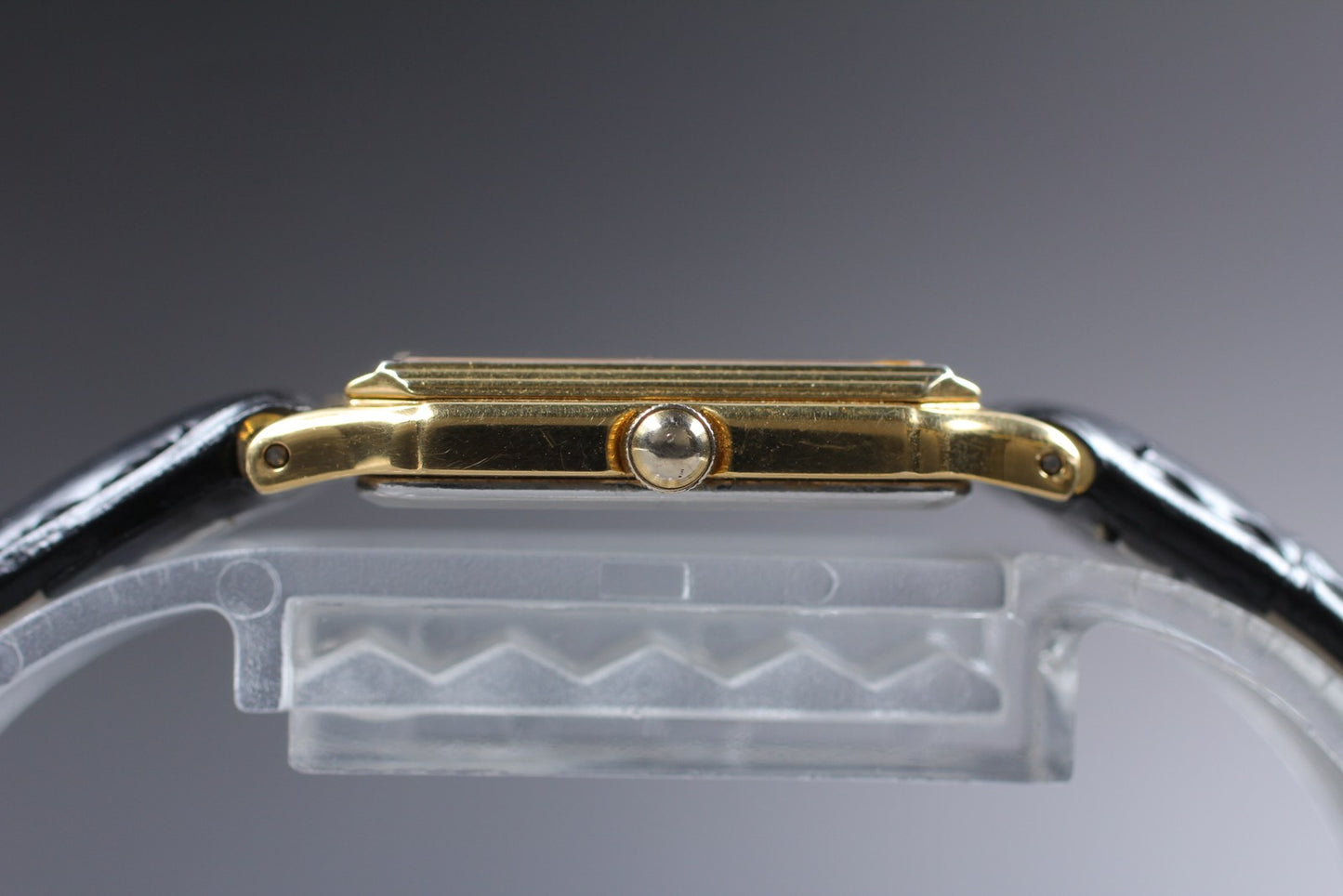 Vtg.1988 [N MINT] SEIKO Socie 7321-6280 Tank 20mm Gold Quartz Ladies Watch JAPAN