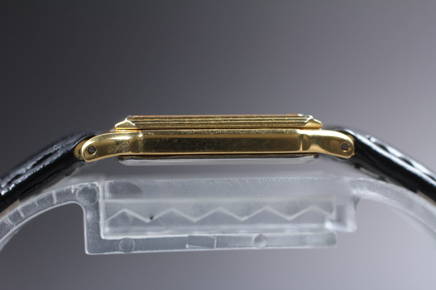 Vtg.1988 [N MINT] SEIKO Socie 7321-6280 Tank 20mm Gold Quartz Ladies Watch JAPAN