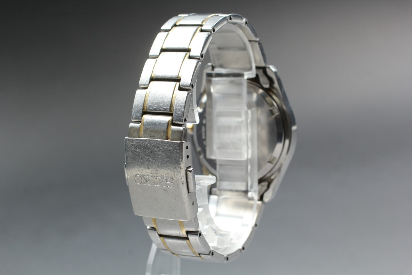 Vtg.1986 [N MINT] SEIKO 8F33-00A0 Day/Date Perpetual Calendar Men's Watch JAPAN