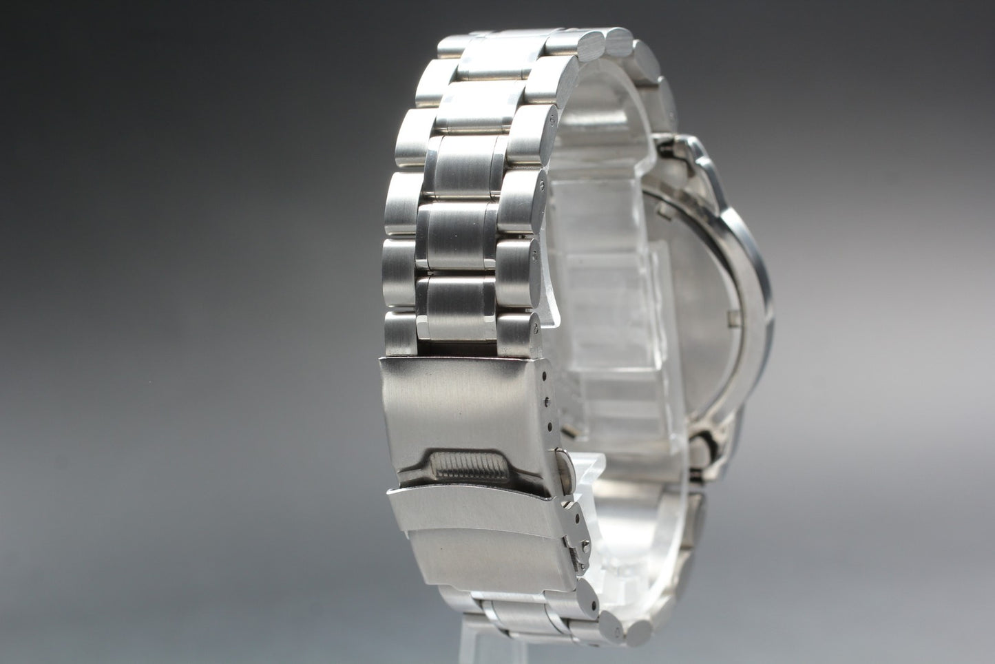 Vtg.1993 [N MINT] SEIKO 7N42-0BG0 38.5mm Day Black Quartz Men's Watch From JAPAN
